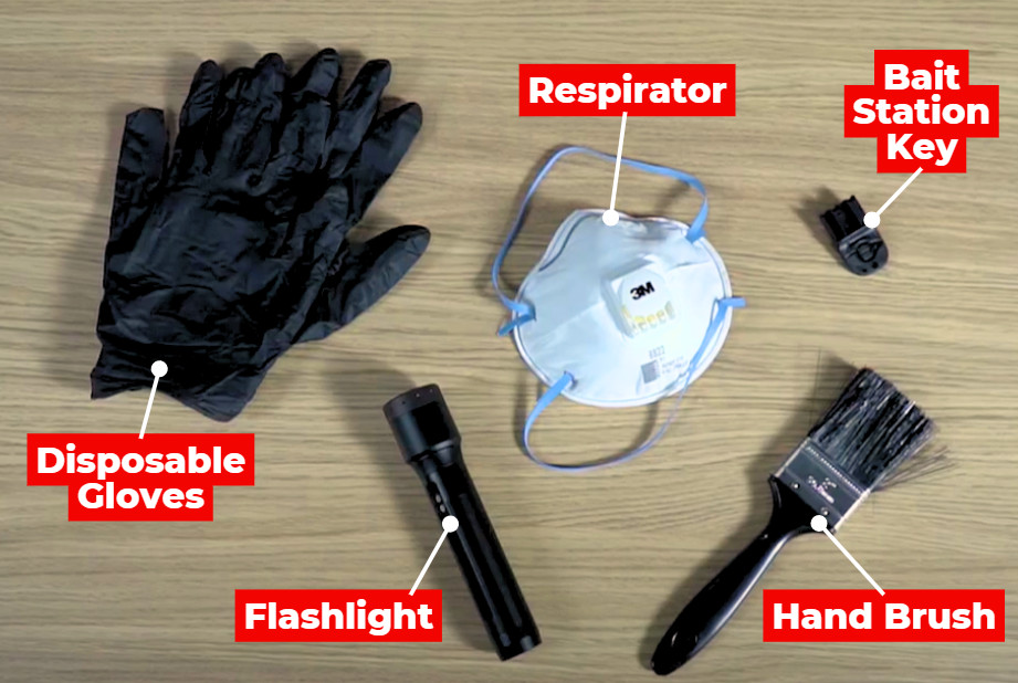 Recommended PPE for Servicing a Bait Station