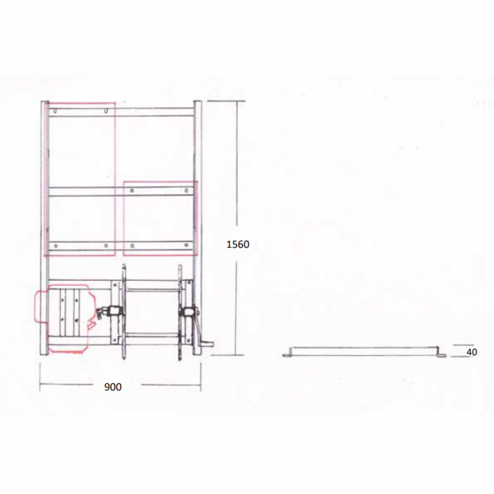Rig Frame for 200L & 80L Tanks