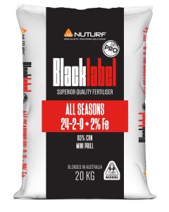 Black Label Pro All Seasons 24-2-9 Fertiliser 20kg