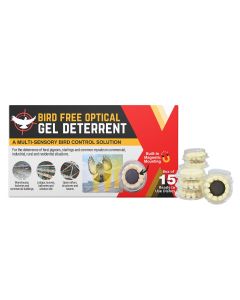Bird Free Optical Gel Deterrent with Magnet - 15  Pack
