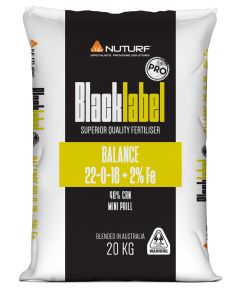 Black Label Pro Balance 22-0-18 Fertiliser 20kg